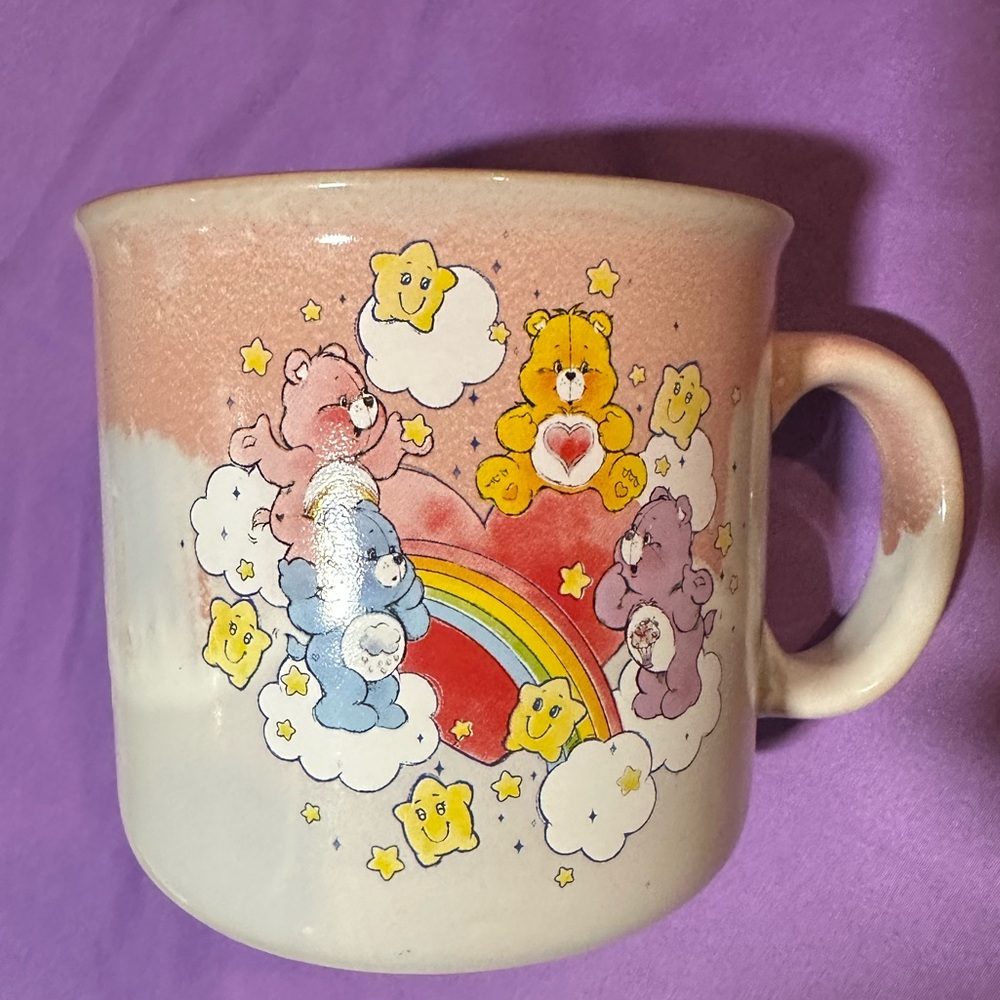 Care Bears 20 oz. Ceramic Huge Ceramic Mug Rainbow & Stars by Silver Buffalo